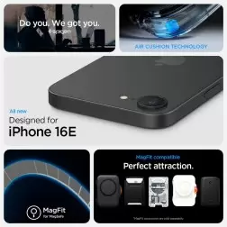 Spigen Ultra Hybrid S MagSafe, clear white - iPhone 16e