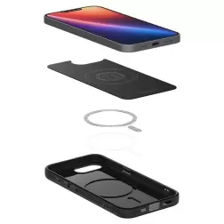 Spigen Liquid Air MagSafe, matte black - iPhone 16e