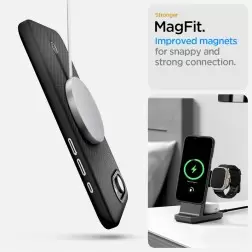 Spigen Enzo Aramid MagSafe, matte black - iPhone 16e