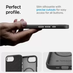 Spigen Enzo Aramid MagSafe, matte black - iPhone 16e