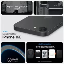 Spigen Ultra Hybrid MagSafe, zero one black - iPhone 16e