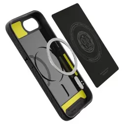 Spigen Rugged Armor MagSafe, matte black - iPhone 16e