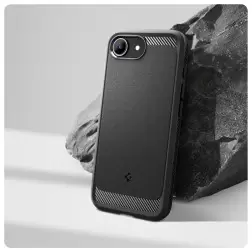 Spigen Rugged Armor MagSafe, matte black - iPhone 16e