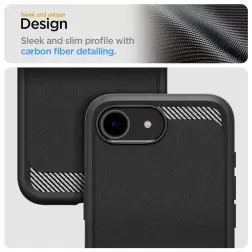Spigen Rugged Armor MagSafe, matte black - iPhone 16e