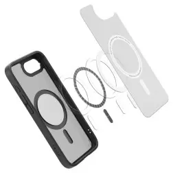 Spigen Crystal Hybrid MagSafe, frost black - iPhone 16e