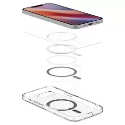 Spigen Ultra Hybrid MagSafe, clear carbon fiber - iPhone 16e