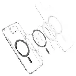 Spigen Ultra Hybrid MagSafe, clear carbon fiber - iPhone 16e