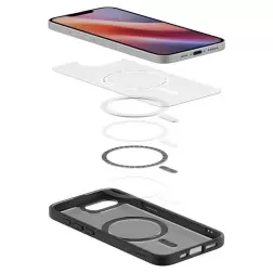 Spigen Ultra Hybrid MagSafe, frost black - iPhone 16e