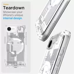 Spigen Ultra Hybrid MagSafe, zero one white - iPhone 16e