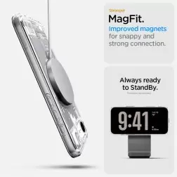 Spigen Ultra Hybrid MagSafe, zero one white - iPhone 16e