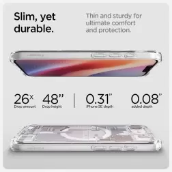 Spigen Ultra Hybrid MagSafe, zero one white - iPhone 16e