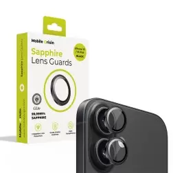 Mobile Origin Sapphire Lens guards, black - iPhone 16/16 Plus