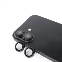 Mobile Origin Sapphire Lens guards, black - iPhone 16/16 Plus