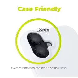 Mobile Origin Sapphire Lens guards, black - iPhone 16/16 Plus