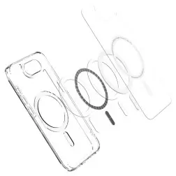 Spigen Ultra Hybrid MagSafe, clear white - iPhone 16e