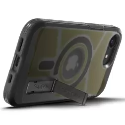 Spigen Tough Armor MagSafe, frost black - iPhone 16e