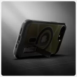 Spigen Tough Armor MagSafe, frost black - iPhone 16e