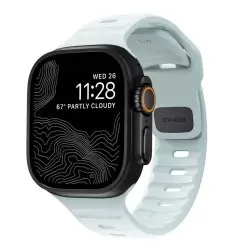 Nomad Sport Strap, Ice Blue Glow - Apple Watch 49mm/46mm/45mm/44mm/42mm