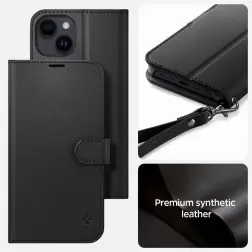 Spigen Wallet S, must - iPhone 14