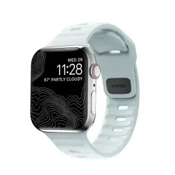 Nomad Sport Strap, Ice Blue Glow - Apple Watch 42mm/41mm/40mm/38mm