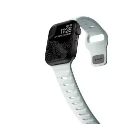 Nomad Sport Strap, Ice Blue Glow - Apple Watch 42mm/41mm/40mm/38mm