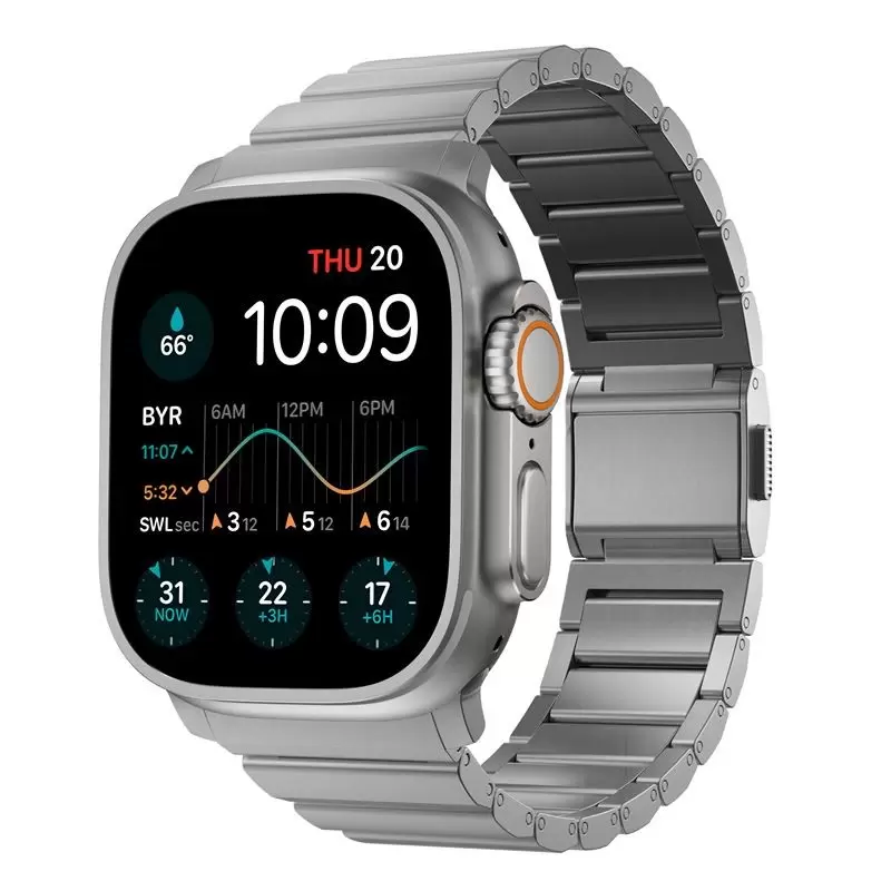 Nomad Titanium Band, natural - Apple Watch 49mm/46mm/45mm/44mm/42mm