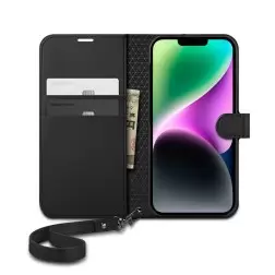 Spigen Wallet S, must - iPhone 14