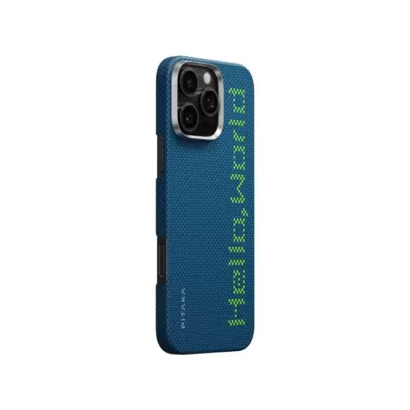 Pitaka Tactile Woven Case, Hello World - iPhone 16 Pro