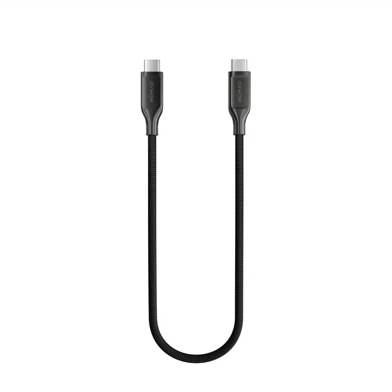 Nomad Kevlar Cable, USB-C to USB-C, 0.3m, carbide Nomad Kevlar Cable, USB-C to USB-C, 0.3m, carbide