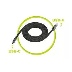 Mobile Origin Magnetic Flat Patented Original Cable USB-A to USB-C 1m, black Â 