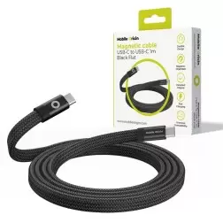 Mobile Origin Magnetic Flat Patented OriginalÂ Cable USB-C to USB-C 1m, black