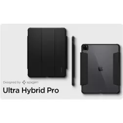 Spigen Ultra Hybrid Pro, juoda - iPad Pro 11" 2022/2021/2020/2018
