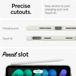 Spigen Nano Pop, orange beige - iPad mini 2024/6