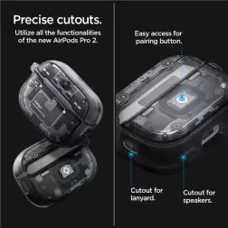 Spigen Ultra Hybrid, zero one - Apple AirPods Pro 2