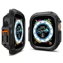 Spigen Lock Fit, juoda - Apple Watch Ultra 2/Ultra 49mm