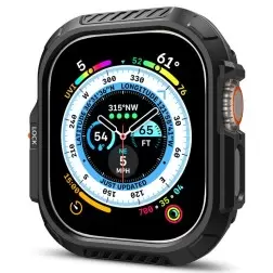 Spigen Lock Fit, juoda - Apple Watch Ultra 2/Ultra 49mm