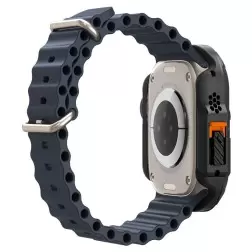 Spigen Lock Fit, juoda - Apple Watch Ultra 2/Ultra 49mm