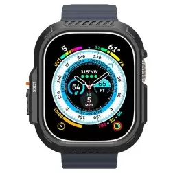 Spigen Lock Fit, juoda - Apple Watch Ultra 2/Ultra 49mm