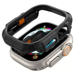 Spigen Lock Fit, juoda - Apple Watch Ultra 2/Ultra 49mm