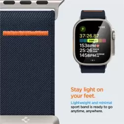 Spigen Lite Fit Ultra, mėlyna - Apple Watch 49mm/45mm/44mm/42mm