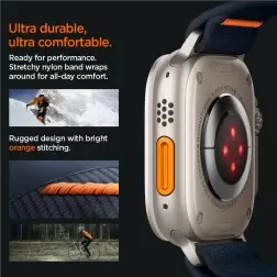 Spigen Lite Fit Ultra, mėlyna - Apple Watch 49mm/45mm/44mm/42mm