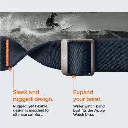 Spigen Lite Fit Ultra, mėlyna - Apple Watch 49mm/45mm/44mm/42mm