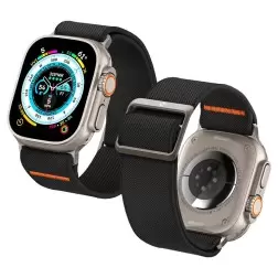 Spigen Lite Fit Ultra, juoda - Apple Watch 49mm/45mm/44mm/42mm