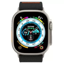 Spigen Lite Fit Ultra, juoda - Apple Watch 49mm/45mm/44mm/42mm