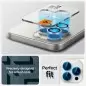 Spigen Glass tR EZ Fit Optik Pro 2 Pack, white titanium - iPhone 16/15 Pro/ 16/15 Pro Max