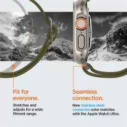 Spigen Lite Fit Ultra, chaki - Apple Watch 49mm/45mm/44mm/42mm
