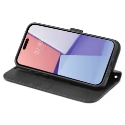 Spigen Wallet S Pro, black - iPhone 15 Pro