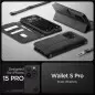 Spigen Wallet S Pro, black - iPhone 15 Pro