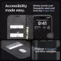 Spigen Wallet S Pro, black - iPhone 15 Pro