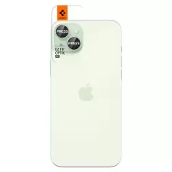 Spigen stiklas tR EZ Fit Optik Pro 2 paketas, žalias - iPhone 15/15 Plus/14/14 Plus